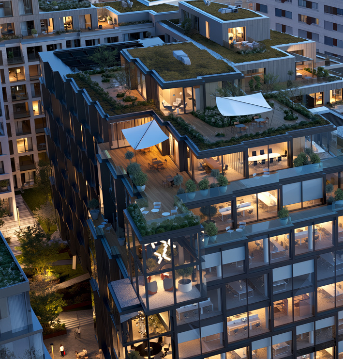 <b>Panoramic views</b>